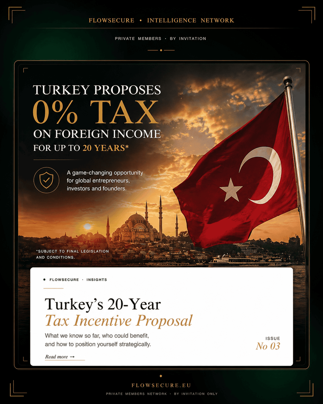 Turkey’s 20-Year 0% Tax Proposal: What Entrepreneurs Need to Know