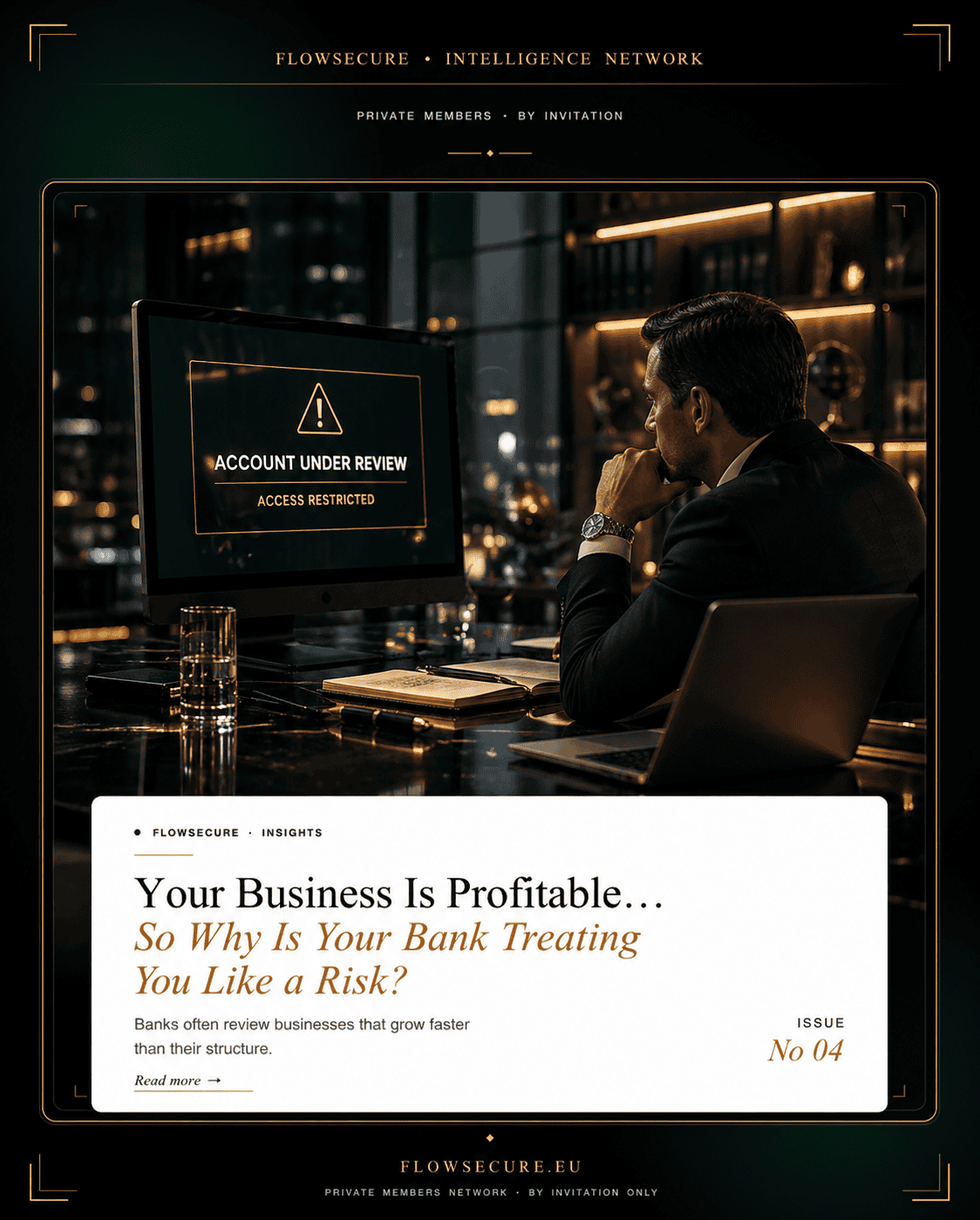 Your Business Is Profitable… So Why Is Your Bank Treating You Like a Risk?