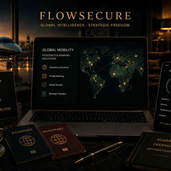 FlowSecure Global Residency Access™ – Personal Residency & Banking Support